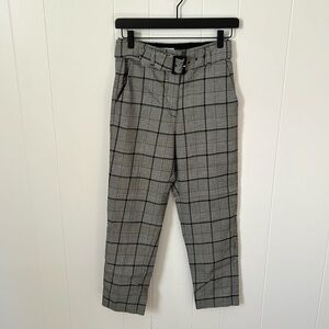 ARITZIA • BABATON black and white high waisted belted pant 2